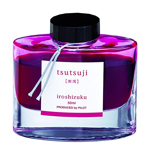 Pilot Iroshizuku Fountain Pen Ink – Botella de 50 ml – Tsutsuji Azalea (Magenta) (Japón)