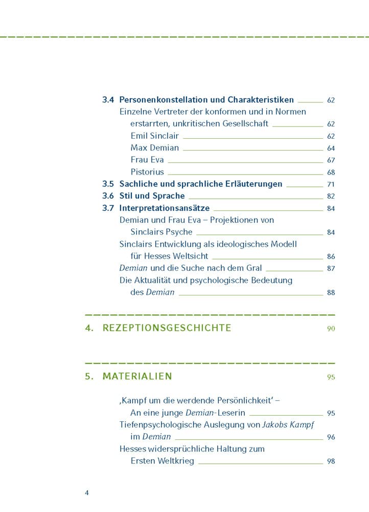 Demian von Hermann Hesse: Textanalyse und Interpretation mit ausführlicher Inhaltsangabe und Abituraufgaben mit Lösungen (Königs Erläuterungen und Materialien, Band 464)