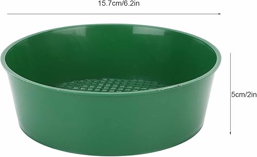 Miniatura 6 de Tamiz de jardín, 4 piezas de plástico para tamizar suelo, tamiz rotativo de compost para tamizar suelo, piedras y compost, herramienta de filtro de
