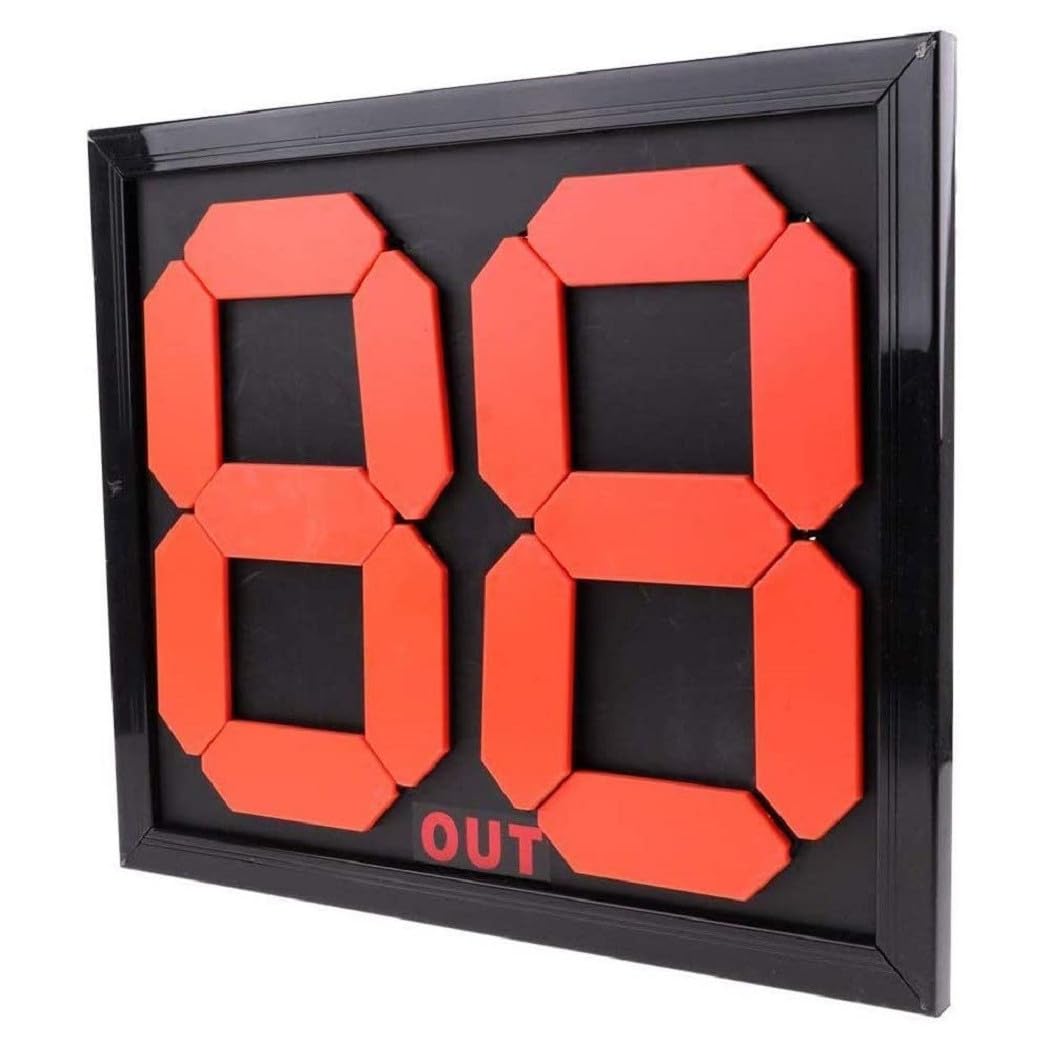 Trade Shop - Tabellone per Sostituzione Manuale Portatile Arbitro Partita Calcio Display