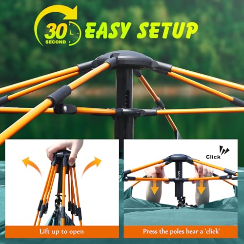 Carpa automática para camping 2-3 personas resistente al agua miniatura 2