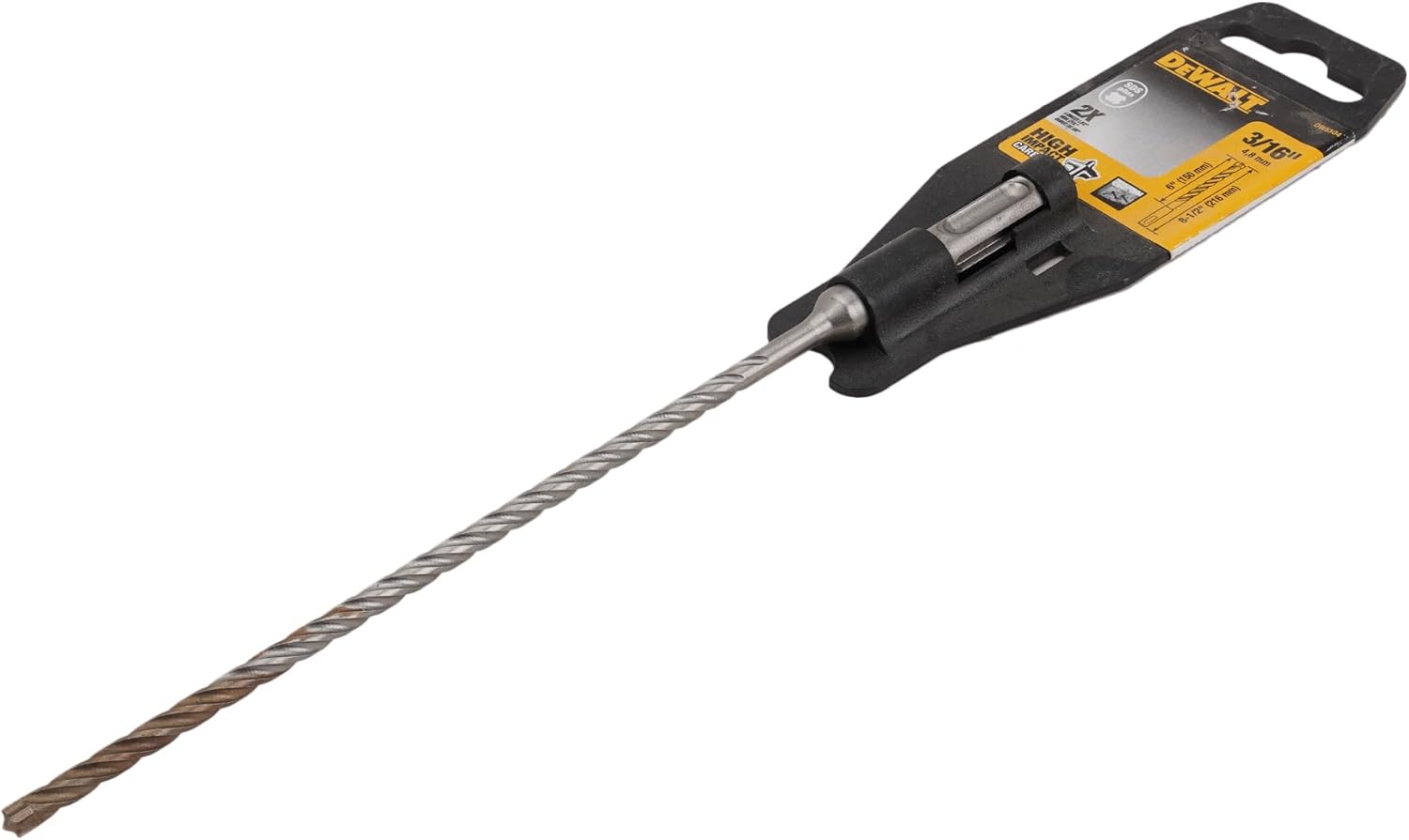 DEWALT DW5404 3/16-Inch x 6-1/2-Inch x 8-1/2-Inch ROCK CARBIDE SDS Plus Hammer Bit