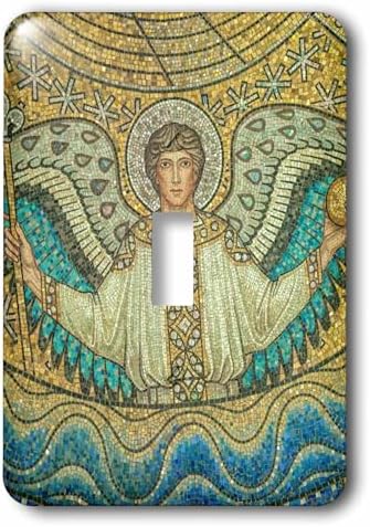 3dRose lsp_188559_1 Aachen Cathedral, Mosaic of Arch Angel by Antonio Salviati, Germany Light Switch Cover image 3