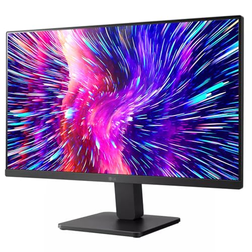 Image of LG 24 inch FHD IPS 100Hz Monitor, AMD FreeSync, 99% sRGB, Black Stabilizer & Flicker Safe, Anti-Glare, 3-Side Borderless Display, OnScreen Control, VESA Mountable, HDMI & VGA, Tilt Adjustable, Black