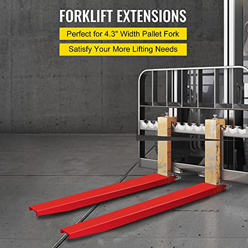 VEVOR Pallet Forks Extensions Steel Pallet Forks 82 x 4.5 Inch Heavy