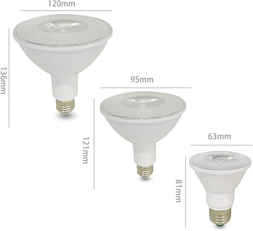 Miniatura 4 de E27 Lâmpada Led Spotlight AC 110v AC 220v Led Downlight Par20 Par30 Par38 Lâmpada Led 9w 15 18w Luz De Teto Iluminação para Casa,Blanco Caliente,18W