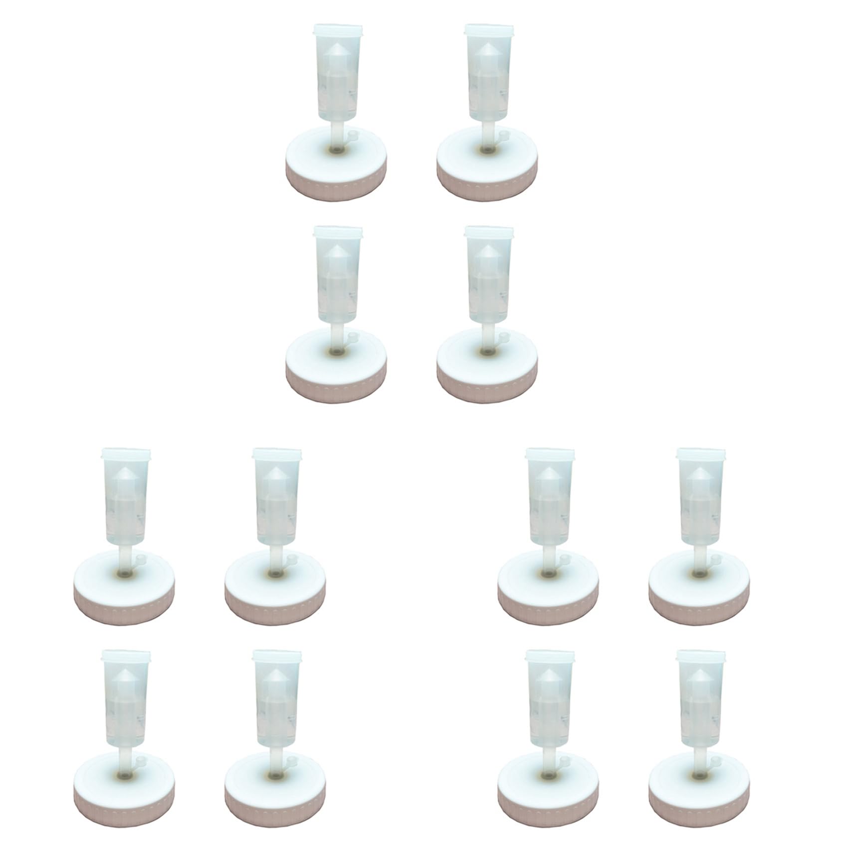 Hndhbfgrt 12Pc Mouth Jars Lids Fermenting Lids with Airlocks Fermentation Kit for Making Sauerkraut in Wide Mouth Jars