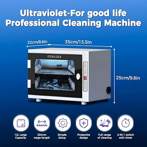 Smiledt 12L UV Lighting Autoclave Machine