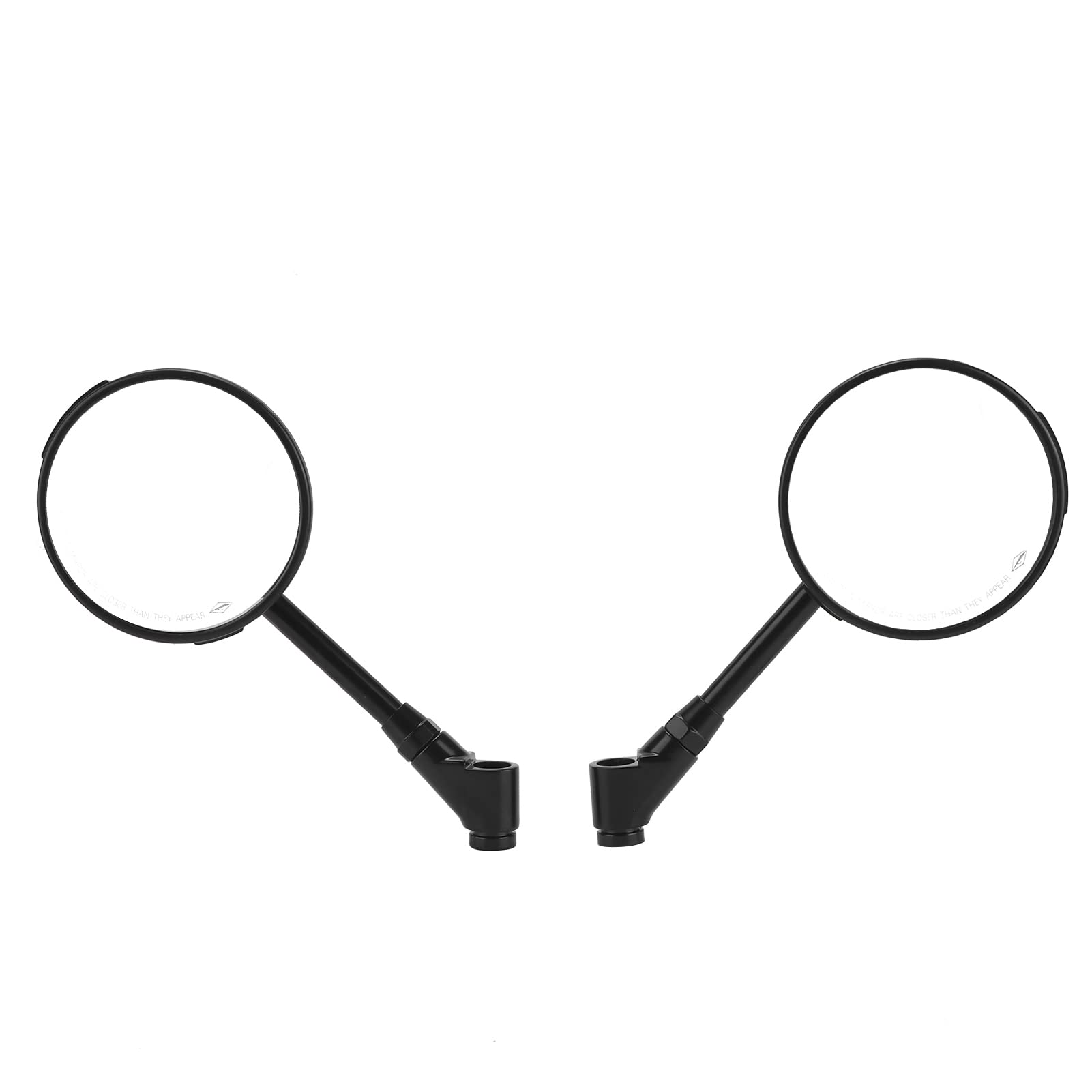 Specchietto Retrovisore Moto Ruotabile a 360 Gradi, Stile Fibra di Carbonio, Ultra Trasparente, Materiali Premium, Facile da Installare, Universale per Moto, Scooter, Bici da