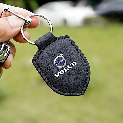 DaLizA Porte-clés de Mode de Porte-clés de Voiture en Cuir d'unité Centrale pour Volvo XC Classic XC4AC0 XC60 XC90 C30 V40 V60 V90 Les Accessoires de...