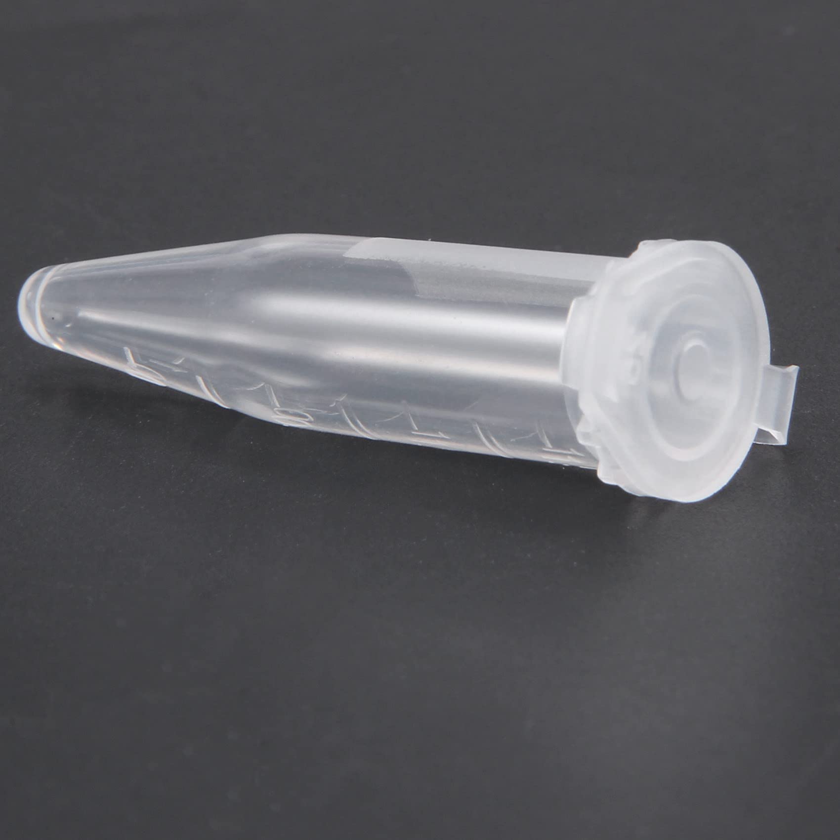 2000 piezas 1,5 ml laboratorio mini arte tela reactivo cristal centrífuga frascos tapa a presión 42 x 11 mm transparente
