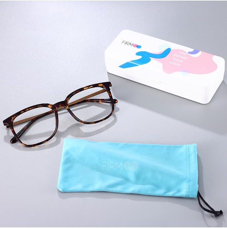 Firmoo Oversized Blue Light Blocking Glasses for Women/Men, Large Square Frame Computer Glasses for Screens - Image 8