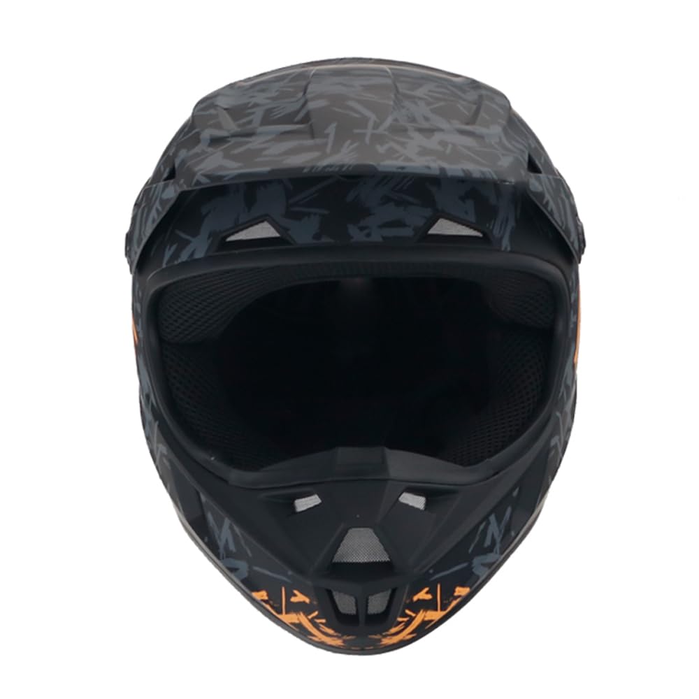 Casque Motocross Casque de vélo Dirt Casque Hors Route Street BMX MX Casques intégraux pour Unisex-Adulte Jeunesse Les Enfants DOT/ECER22-05