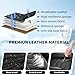 Conjie Fit Soul Car Seat Covers, for Kia Soul 2010-2024 2025-Full Set Premium Leather, Waterproof Stain-Resistant，Breathable， All-Weather Seat Cushion Protecto & Airbag Compatib， 5-Seats Black
