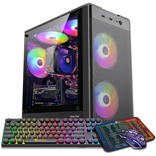 Gaming PC Desktop Computer, Intel Core I5-14400F up to 4.7 GHz, G...