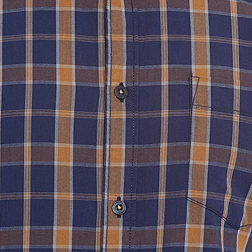 Image of Amazon Brand - Symbol Men's Cotton Checkered Regular Fit Casual Shirt