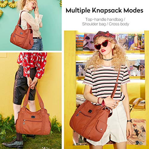 Image of Angel Barcelo Purses for Women Soft PU Leather Shoulder Bag Crossbody Purse and Handbags