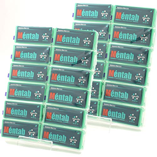 北見ハッカ通商 ミントタブレット メンタブ (E) 北見 Mentab 9g 70粒入り ×24個 セット 北海道産ハッカ配合 タブレット ミント お菓子 食品 口臭予防