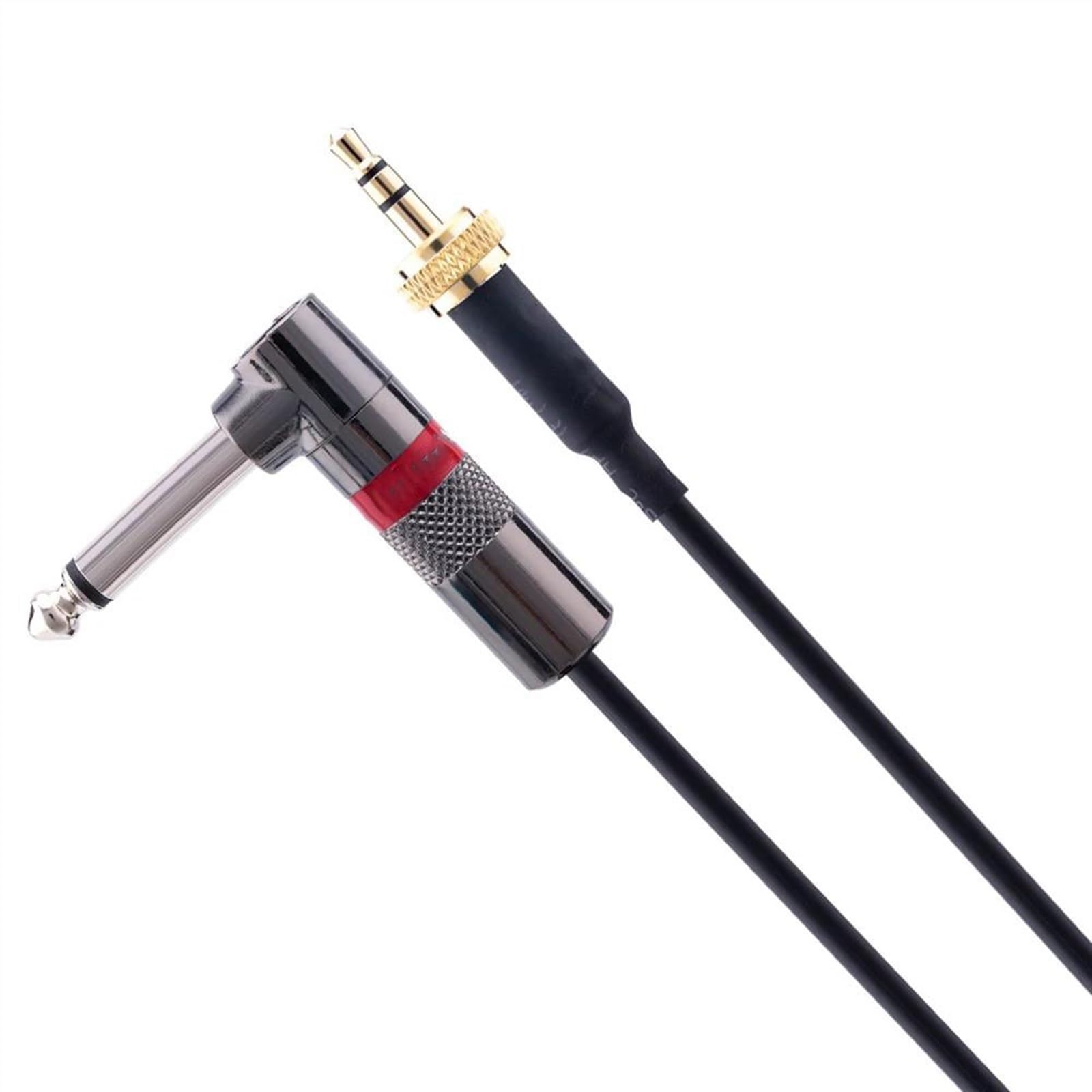 TSTS Cavo Strumento per Chitarra Cavo Per Chitarra Stereo Con Bloccaggio A Vite Da 3,5 Mm A Jack Da 6,35 Mm Cavo Per Strumento Materiale In Rame(R,0.75m)