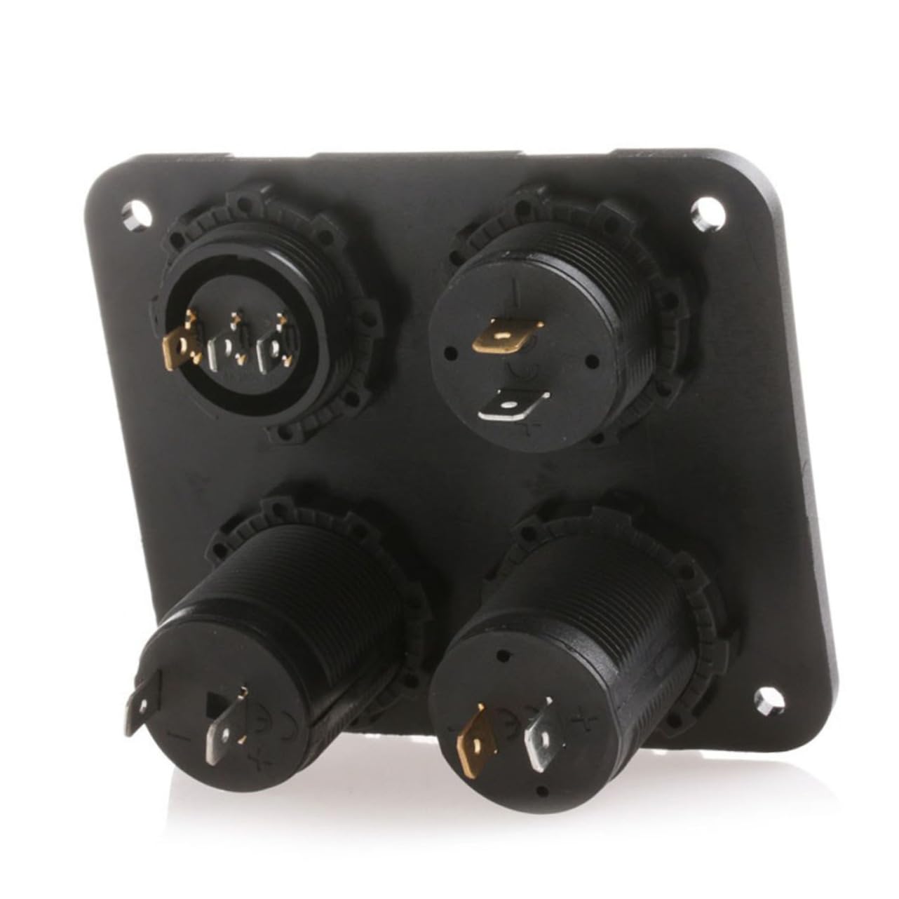 Gatuida Voltmetro USB 3 Pezzi 4 1 Presa Auto Accendisigari Auto Interruttore Dell'auto Presa Di Ricarica Usb Presa Per Caricabatteria Da Auto Caricabatterie Voltmetro