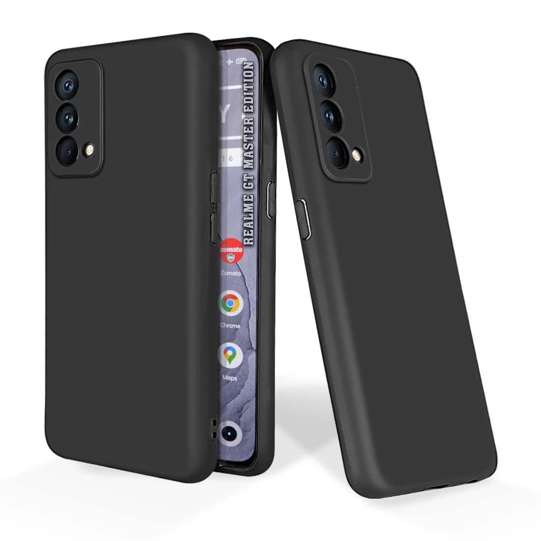 PrintWhiz Soft Silicone Mobile Back Cover Compatible with realme GT Master Edition | Shockproof Protective Case/Cover with Full Edge Protection (Plain Black)($BL-REA-GTMASEDI-000) (B0CST36W9V) Amazon Price History, Amazon Price Tracker