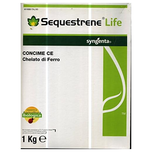 Sequestrene Life - Quelato de hierro, en paquete de 1 kg