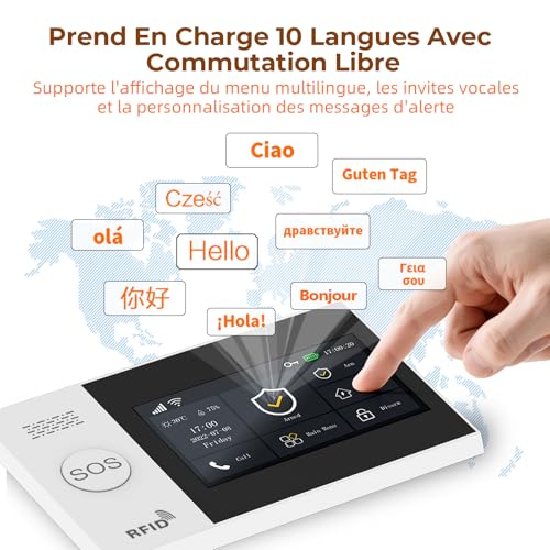 Smart Wireless Home Security System with Touchscreen Alarm - Image 6