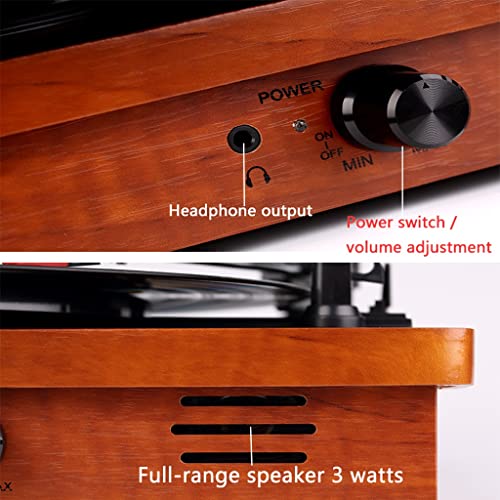 Bluetooth Speaker Retro Phonograph Gramophone Vinyl Record Player Turntable Player Headphone Output RCA Audio 33/45… - Les Beatles, Paul McCartney, John Lennon, RIngo Starr, George Harrison Bluetooth Speaker Retro Phonograph Gramophone Vinyl Record Player Turntable Player Headphone Output RCA Audio 33/45… – Image 5