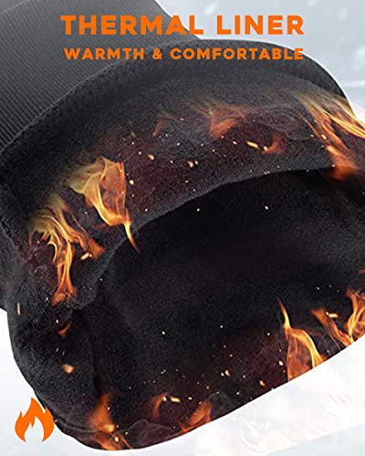 Tmani Winter Gloves Women Men, Warm Thermal Running Touchscreen Men Lightweight Walking Anti-Slip For Skiing Gardening Driving Liner #TOP4