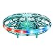 Drone OVNI - Drone para niños (mando a mano, mando a distancia, para interior y exterior, resistente al desgaste, control manual con luces LED Drone con bola volador) juguetes para niños y niñas