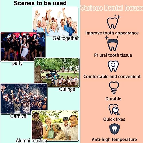 Tooth Repair Kit, Temporary Fake Teeth Replacement Kit For Temporary Restoration Of Missing & Broken Teeth Replacement Dentures, Diy Heat Fit Beads. 【30Ml -2 Bottle】 #TOP4