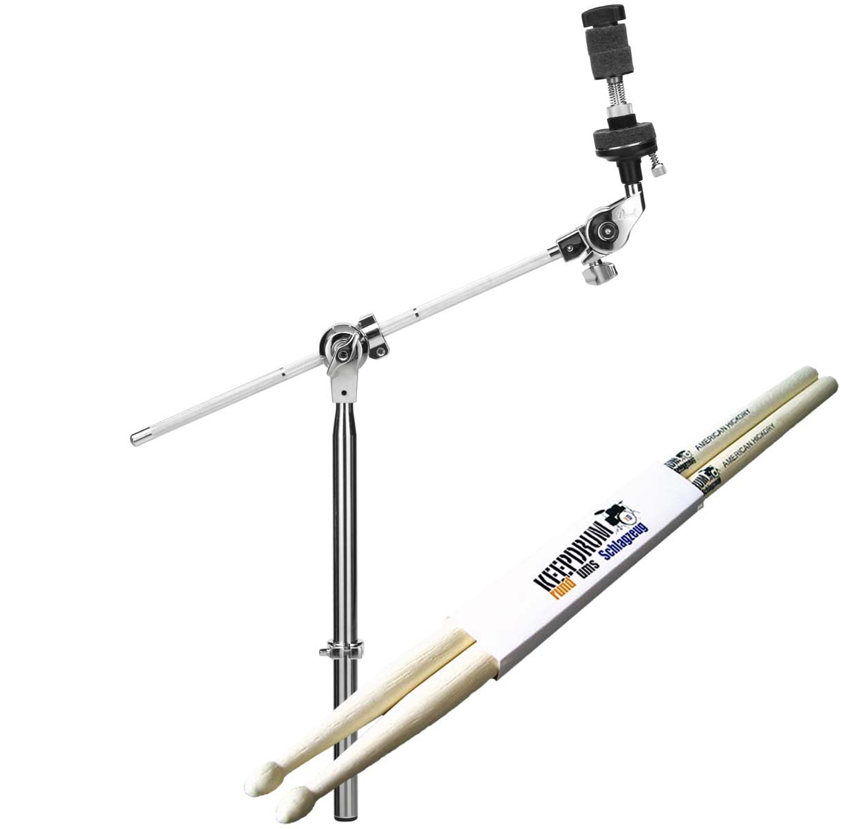 Pearl CLH-930 Closed Hi Hat X-Hat + 1 Paar keepdrum Drumsticks