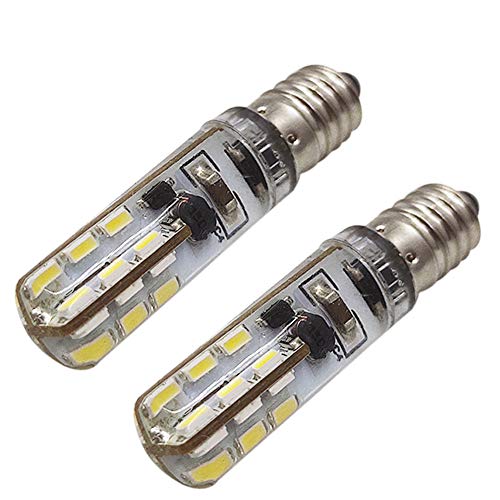 Ruiandsion 2 Stück E10 LED Lampen Weiß DC 6V 3014 24SMD LED Ersatzlampen Upgrade für Taschenlampen Scheinwerfer Taschenlampe Cover