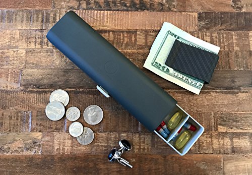 Mimi Medcessories 7 Day Pretty Pillbox | Wide Weekly Pill Organizer | For Vitamins, Supplements & Pills| Ideal For Travel, The Gym, The Office, Pregnancy | Steele #TOP6