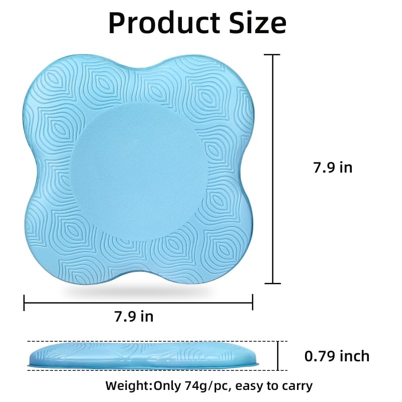 Image of 2-4 Pack Yoga Knee Pads, TPE Cushion for Pilates Exercise