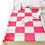 HCZKIUJ Splice Interlocking Carpet 16 Pieces Interlocking Foam Plush Puzzle Rug, Square Foam Floor Rug, Plush Fluffy Patchwork Area Rugs Foam Carpet (Rose Red+White)