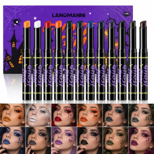 12 Colors Halloween Lipstick Set DROPS TO - image 1