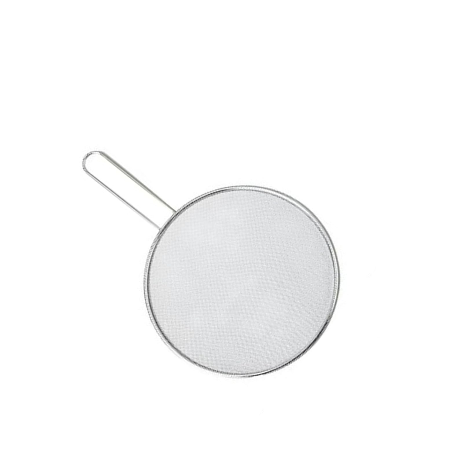 YWLUUOO Stainless Steel Splash Guard with Handle for Frying Cooking Oil Splatters and Kitchen Stainless Steel Oil Splatters Guard