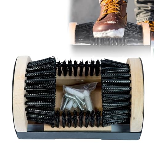 Stiefel Schlammreiniger Werkzeug, Heavy Duty Boot Scrubber, steife Borsten Schuhreinigungsbürste, Schuhschaber Stiefelbürste, Effiziente Reinigungsborsten, für Reinigung, Tiefe Entfernt Schnee, Sand
