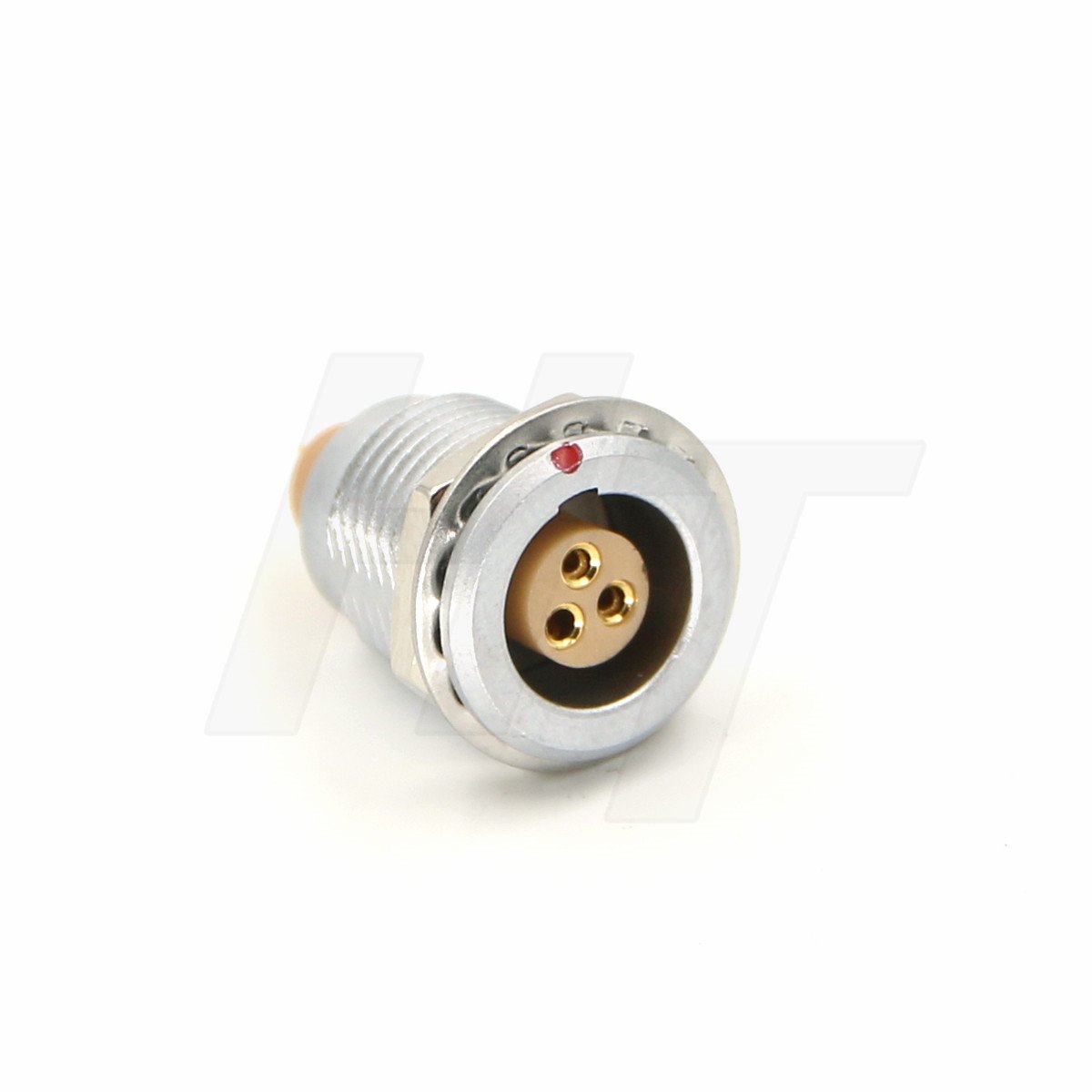 HangTon 1B 3 Pin Egg.CLL Circular Connector Panel Mount Socket Push-Pull Quick-Lock Solder (3 Pin, Socket)