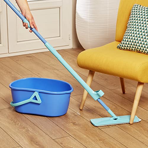 Spontex Easy System Max+ Bodenwischer - Wischmopp mit Mikrofaserbezug und integriertem Wringsystem - Reinigt Laminat-, Holz- & Fliesenböden – Bild 3