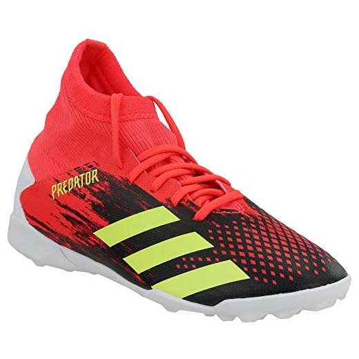 adidas Predator 20.3 Turf Soccer Shoe (unisex-adult) Black/Signal Green/Pop 4.5
