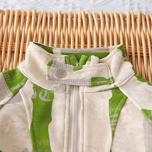 Boys' Full Print Streetwear Outfits Zip up Stand Collared Sweatshirt Jacket + Elastic Waist Joggers Sweatpants 2 Piece Sets4