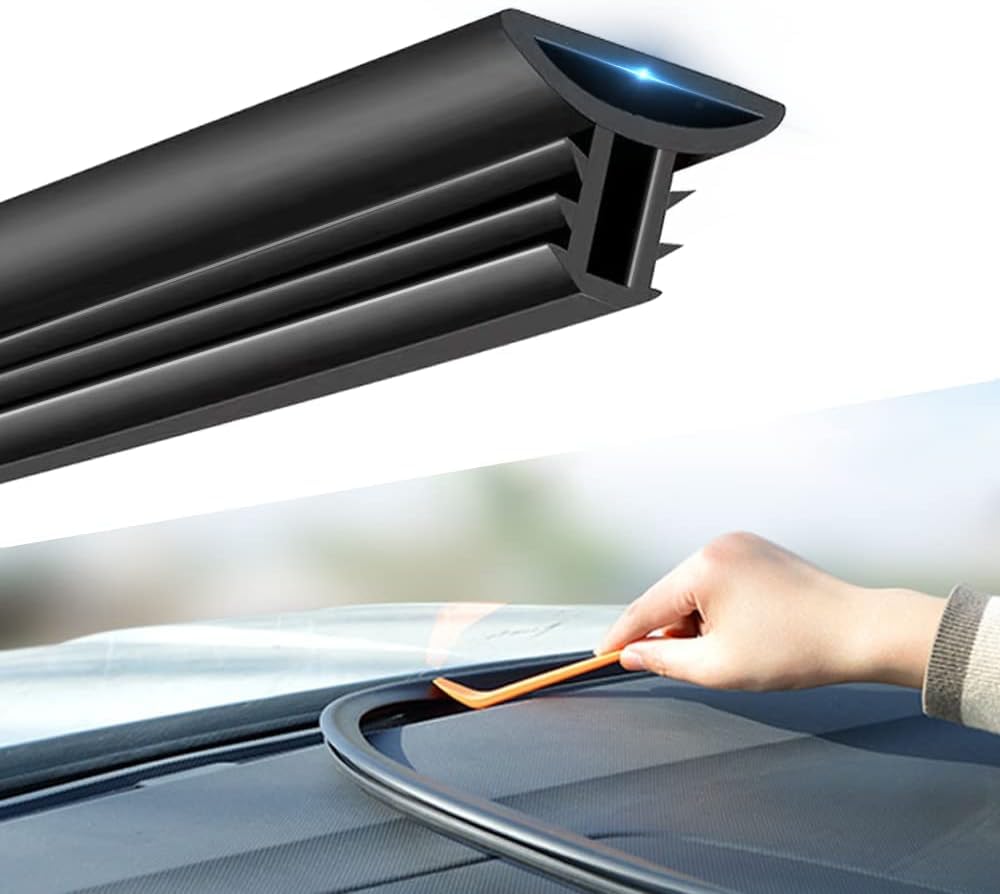 Snapklik.com : 5.24Ft Cuttable Car Rubber Seal Strip Trim For Dash Edge ...