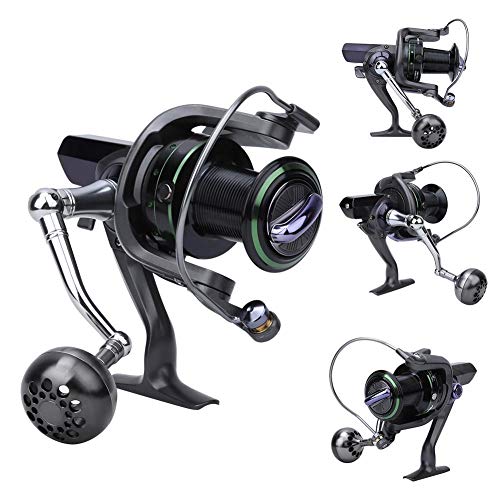 Neufday Saltwater Fishing Reel,All Metal Durable Long Shooting Saltwater Spinning Wheel Fishing Reel Accessory Tool(L6000) - Thumbnail 5