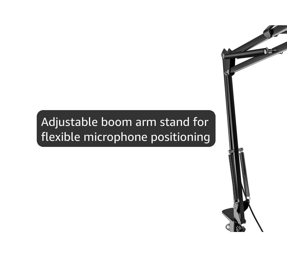 TONOR USB Microphone Kit, PC Microfono Bundle with Boom Arm Stand, Streaming Podcast Cardioid Condenser Computer Mic for Gaming Recording Studio Singing Discord YouTube Video PS4/5 Gamer, Q9 New Model