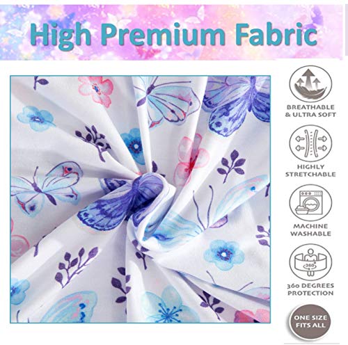 Baby Car Seat Covers Canopy Cover, Stretchy Car Seat Covers For Babies, Soft Jersey Nursing Breastfeeding Cover, Multi-Use Cover Infant Carseat Canopy, Baby Boys & Girls Shower Gifts (Butterfly) #TOP4