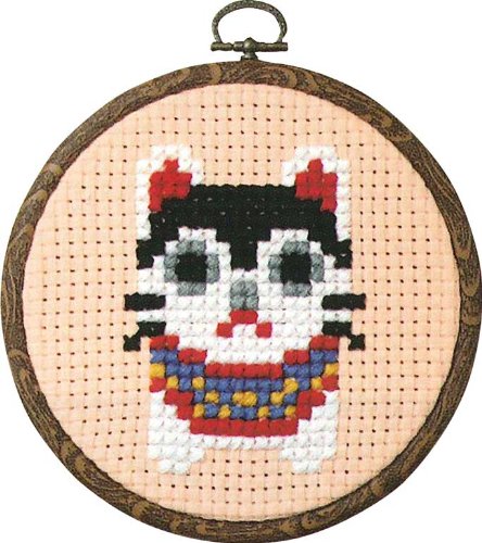 Kit broderie chiot Olympus No.7352 loisir créatif japonais complet