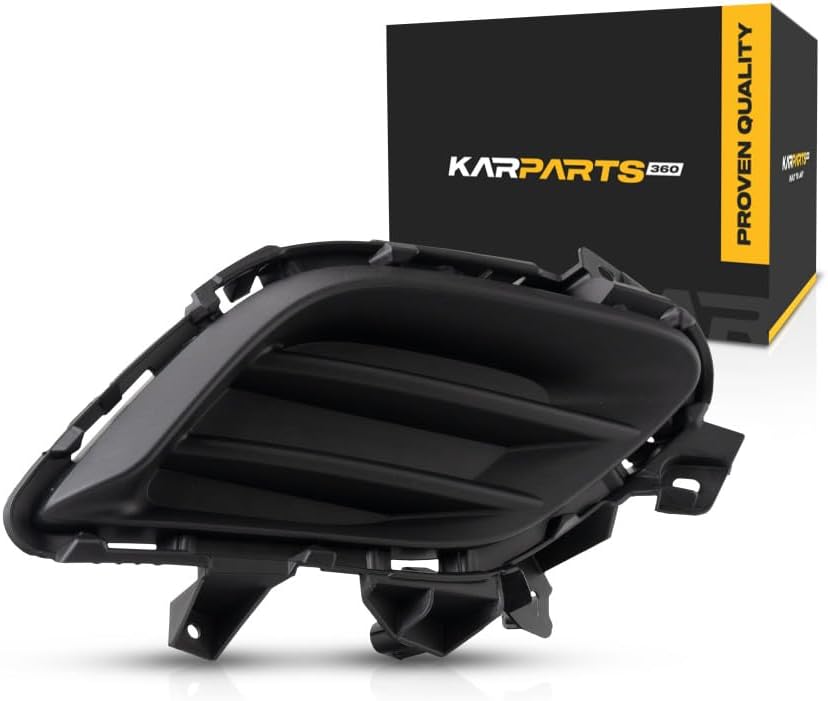 For Mazda 6 2014 2015 2016 2017 Fog Light Cover Passenger Side | Front | Textured Black | Replacement For MA1039130 | GHP950C11A, MZ99047CAR