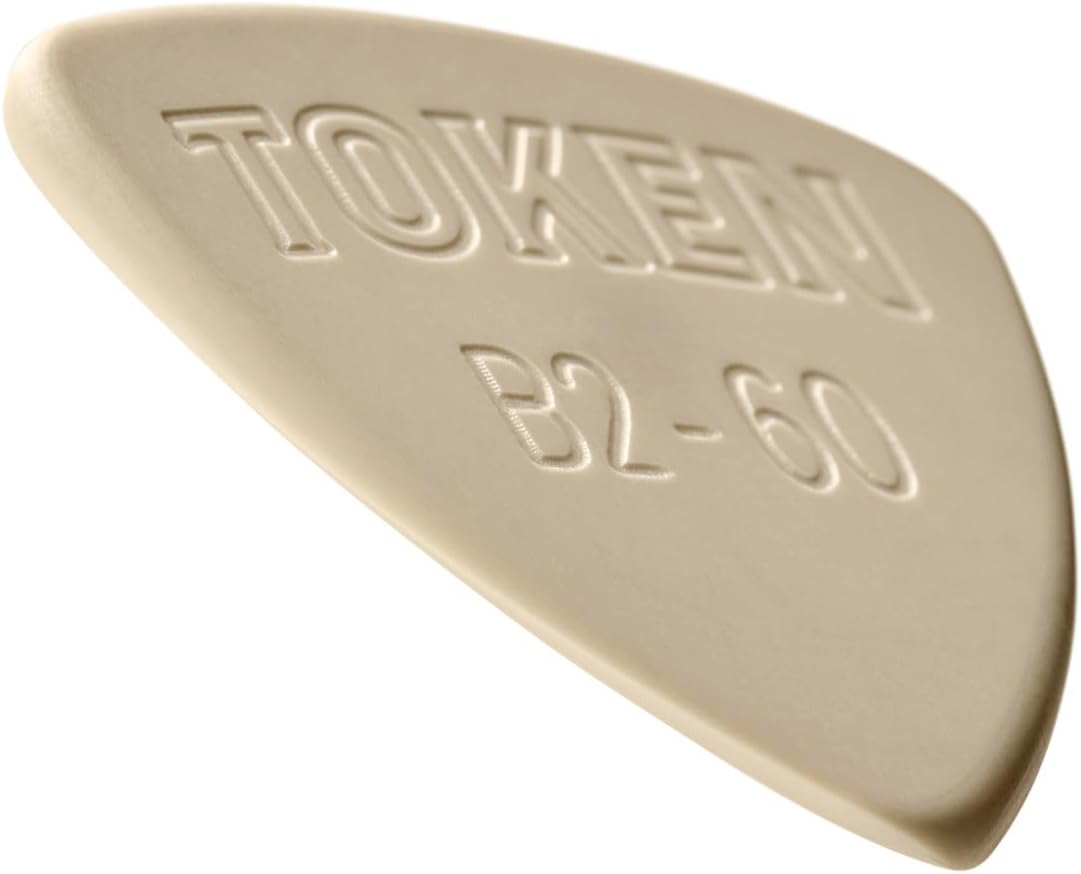 Token B2-60 Small Triangle Tan PEEK Guitar Pick, 1.5 mm (single pick)